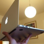 holding up macbook air